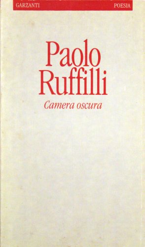 Stock image for Camera oscura. Con una nota di Giovanni Raboni for sale by Apeiron Book Service