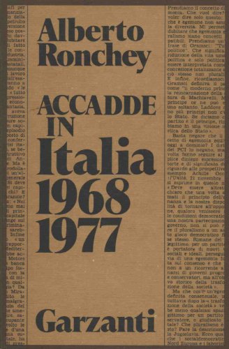 9788811739289: Accadde in Italia (1968-1977)