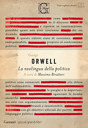 Stock image for La neolingua della politica [Paperback] (Italian) for sale by Brook Bookstore