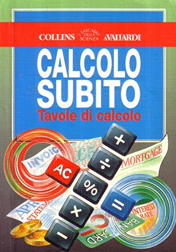 Beispielbild fr Calcolo subito (Tascabili Collins) zum Verkauf von medimops