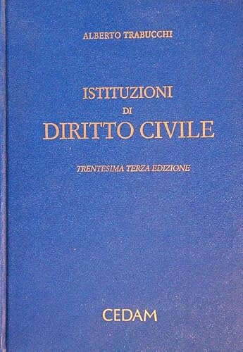 Beispielbild fr Istituzioni di diritto civile (Manuali di scienze giuridiche) zum Verkauf von medimops