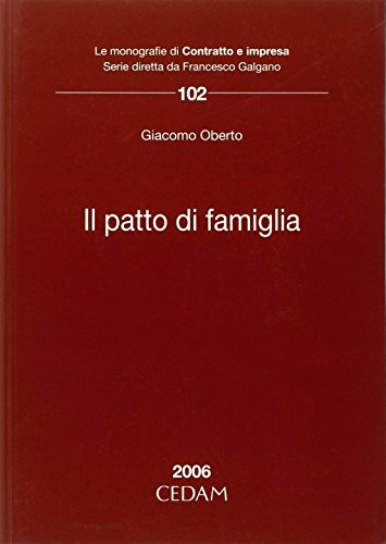 Stock image for Il Patto Di Famiglia for sale by libreriauniversitaria.it