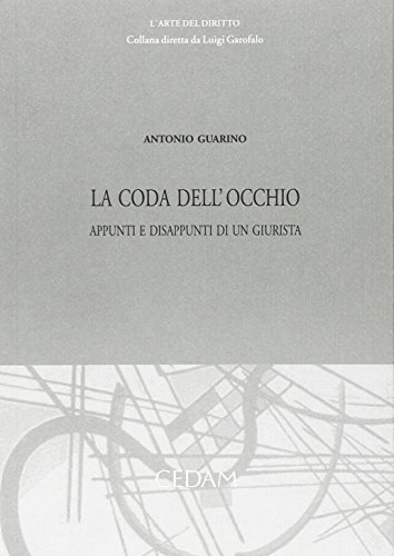 Stock image for La Coda Dell'occhio. Appunti E Disappunti Di Un Giurista for sale by libreriauniversitaria.it