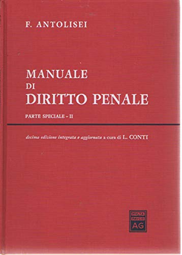 9788814031045: Manuale di diritto penale. Parte speciale (Vol. 2)