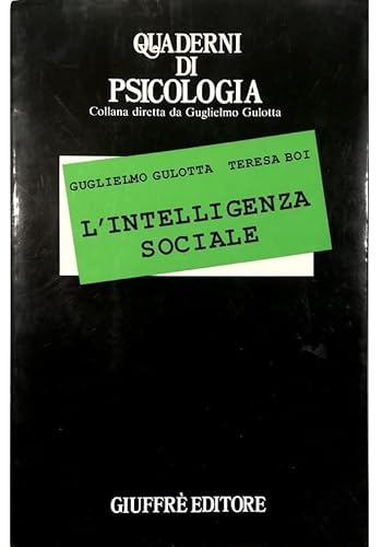 9788814047893: L'intelligenza sociale