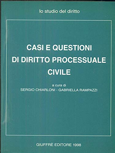 Imagen de archivo de Casi e questioni di diritto processuale civile (Lo studio del diritto) a la venta por libreriauniversitaria.it