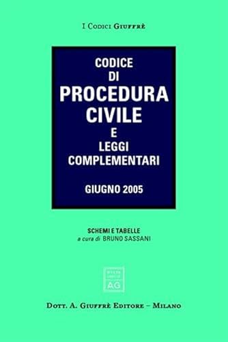 Imagen de archivo de Codice di procedura civile e leggi complementari a la venta por Librisline