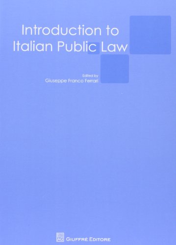 Beispielbild fr Introduction to italian public law zum Verkauf von medimops