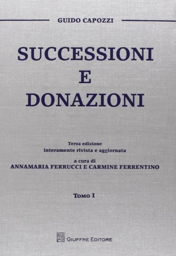 Successioni e donazioni (9788814148576) by Capozzi, Guido