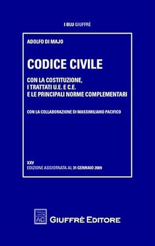 Beispielbild fr Codice civile. Con la Costituzione, i Trattati U.E. e C.E. e le principali norme complementari (I blu Giuffr) zum Verkauf von medimops