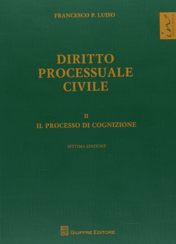 9788814173288: Diritto processuale civile. Il processo di cognizione (Vol. 2)