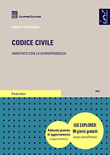 9788814187919: Codice civile. Annotato con la giurisprudenza (Percorsi. Codici annotati con la giurisprudenza)