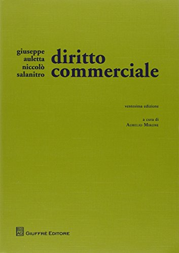 9788814207297: Diritto Commerciale