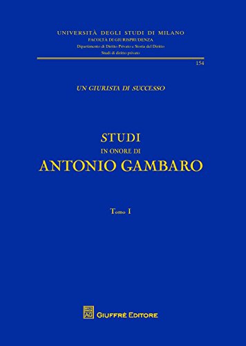 Imagen de archivo de Un giurista di successo (Univ. Milano-Fac. di giurisprudenza) a la venta por libreriauniversitaria.it