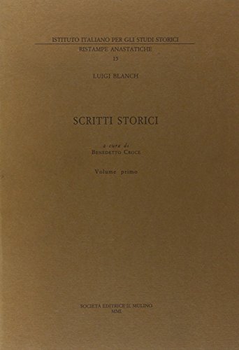 Imagen de archivo de Scritti storici a la venta por libreriauniversitaria.it