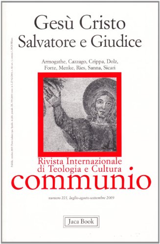 Stock image for Ges Cristo giudice e salvatore for sale by Brook Bookstore