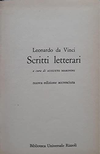 Scritti letterari (9788817120111) by Leonardo Da Vinci