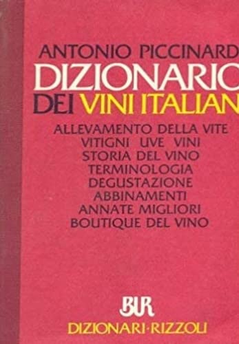 Beispielbild fr Dizionario Dei Vini Italiani zum Verkauf von medimops