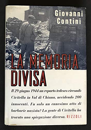 9788817330275: La memoria divisa (Collana storica Rizzoli) (Italian Edition)
