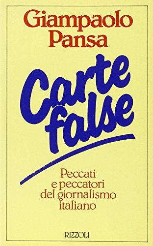 9788817535977: Carte false (Saggi italiani)