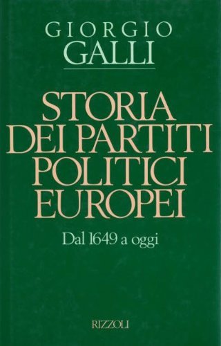 Beispielbild fr Storia dei partiti politici europei (Osservatorio italiano) zum Verkauf von medimops