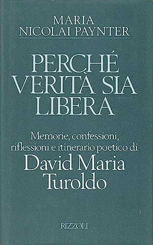 Beispielbild fr Perch verit sia libera (Osservatorio italiano) zum Verkauf von medimops