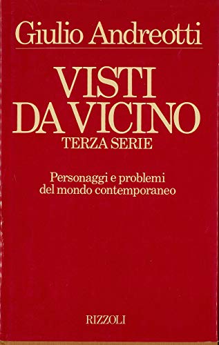 Beispielbild fr Visti da Vicino: Personaggi e Problemi del Mondo Contemporaneo [Terza Serie]. zum Verkauf von Black Cat Hill Books