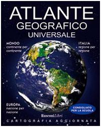 Beispielbild fr Atlante geografico universale zum Verkauf von medimops