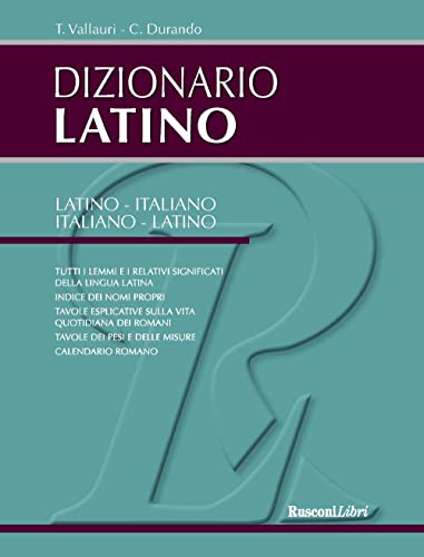 Dizionario latino. Latino-italiano, italiano-latino - Vallauri
