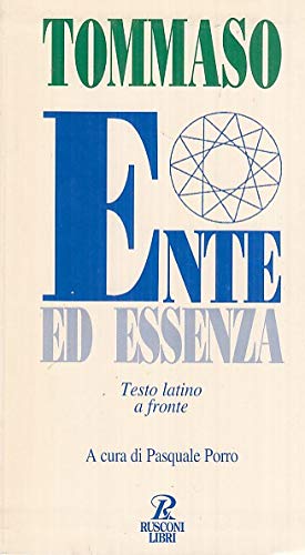 Beispielbild fr tommaso d'aquino, l'ente e l'essenza. introduzione, traduzione, note e apparati di pasquale porro. in appendice il commento del geatano al de ente et essentia. testo latino a fronte - in italiano, in italienischer sprache zum Verkauf von alt-saarbrcker antiquariat g.w.melling