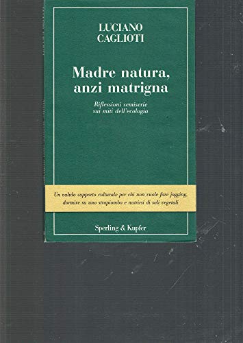 Stock image for Madre natura anzi matrigna for sale by medimops