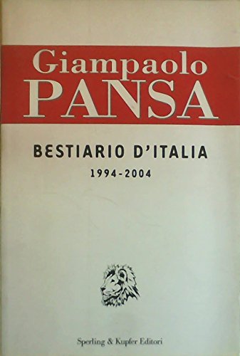 Imagen de archivo de Bestiario d'Italia: 1994-2004 a la venta por AwesomeBooks