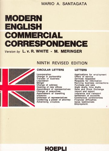 9788820312695: Modern English Commercial Correspondence - Ninth Revised Edition