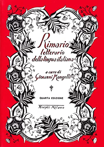 9788820313029: Rimario letterario della lingua italiana (Letteratura)