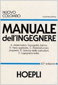 9788820323196: Nuovo Colombo. Manuale dell'ingegnere