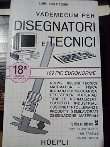 9788820327309: Vademecum per disegnatori e tecnici