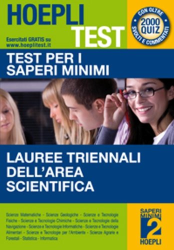 9788820345037: Hoepli test. Test per i saperi minimi. Per le lauree triennali dell'area scientifica (Vol. 2)