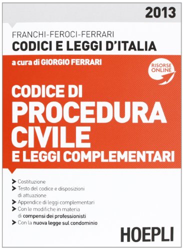 9788820352714: Codice di procedura civile e leggi complementari