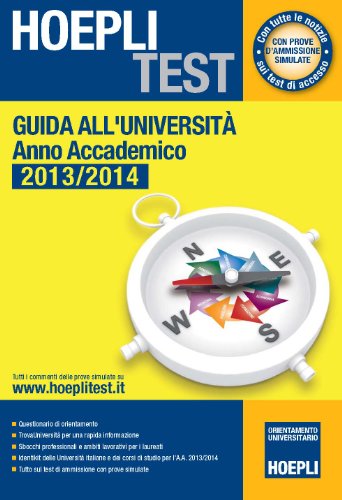 9788820353018: Hoepli test. Guida all'Universit. Anno Accademico 2013/2014