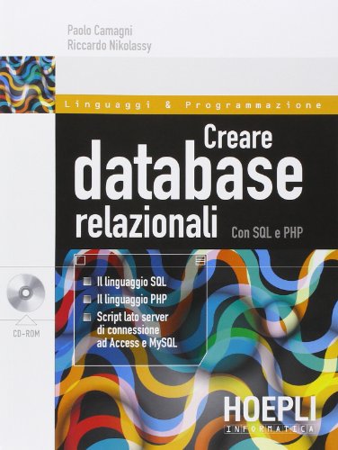 9788820362850: Creare database relazionali. Con SQL e PHP