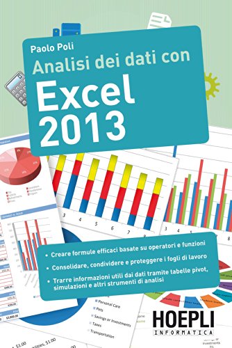 9788820362935: Analisi dei dati con Excel 2013 (Hoepli informatica)