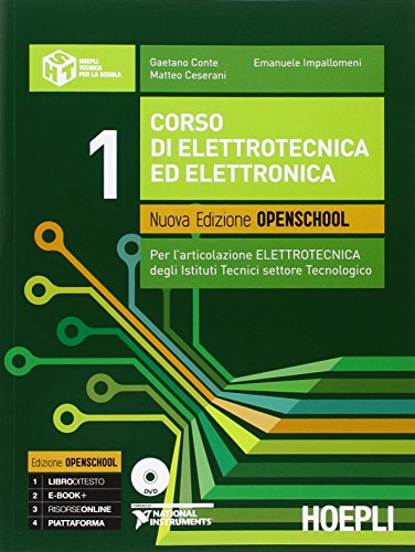 Beispielbild fr Corso di elettrotecnica ed elettronica. Per l'articolazione elettrotecnica degli istituti tecnici settore tecnologico. Per le Scuole superiori. Con DVD zum Verkauf von medimops