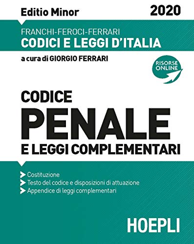 9788820395537: Codice penale e leggi complementari. Ediz. minor