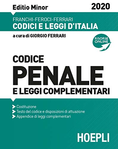 Stock image for Codice penale e leggi complementari. Ediz. minor Franchi, Luigi; Feroci, Virgilio; Ferrari, Santo and Ferrari, G. for sale by Copernicolibri