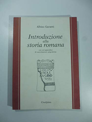 INTRODUZIONE ALLA STORIA ROMANA.