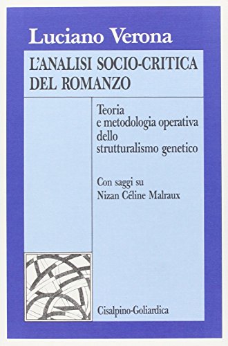 9788820505929: L'analisi socio-critica del romanzo (Italian Edition)
