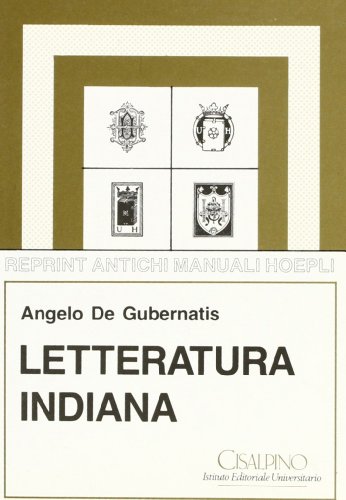 Beispielbild fr Letteratura indiana. zum Verkauf von FIRENZELIBRI SRL