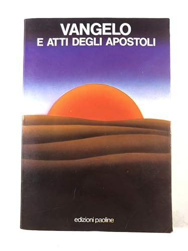 Beispielbild fr Vangelo e Atti degli Apostoli (Vangelo. Nuovo Testamento. Testi) zum Verkauf von Wonder Book