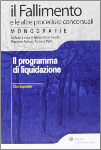 Stock image for Il programma di liquidazione for sale by libreriauniversitaria.it