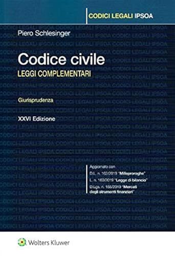 9788821773228: Codice civile. Leggi complementari (Codici legali)